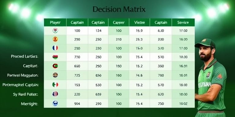 Battery Bet Download captain decision matrix